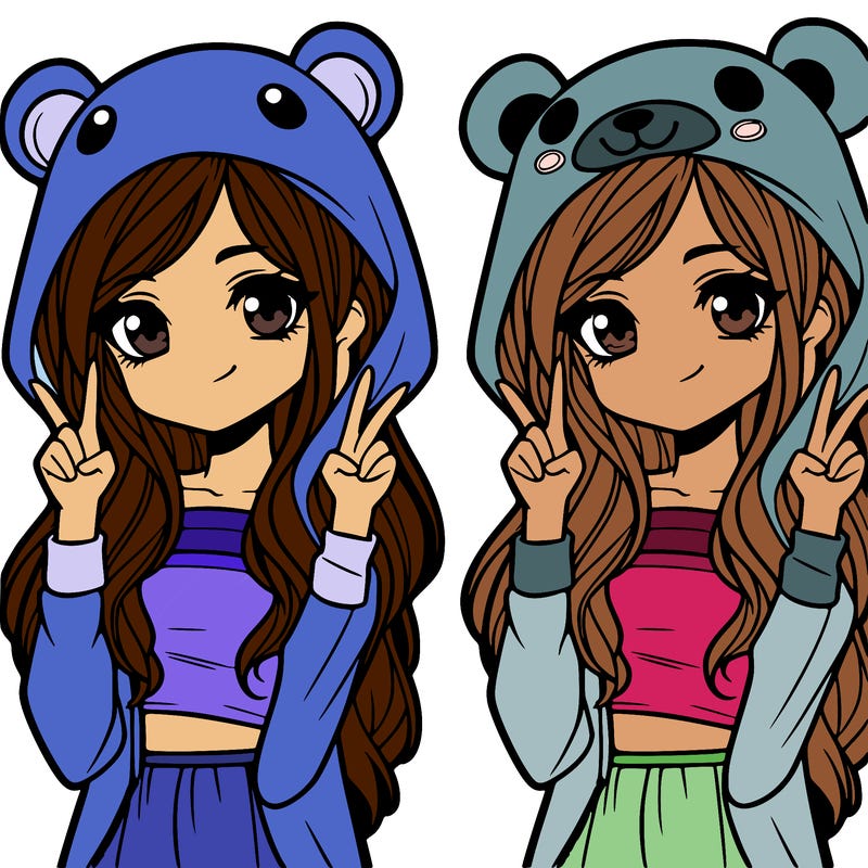 teen girl in animal costume