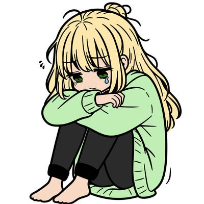 depressed girl