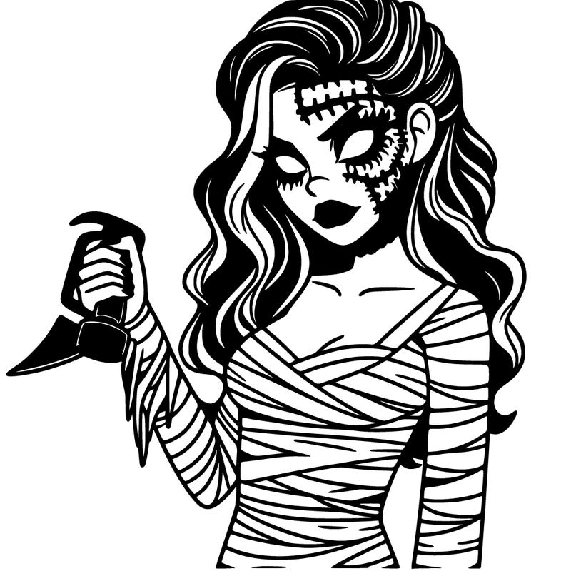 female horror character