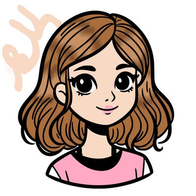 female with shoulder length hair