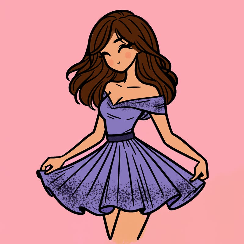 woman in skirt