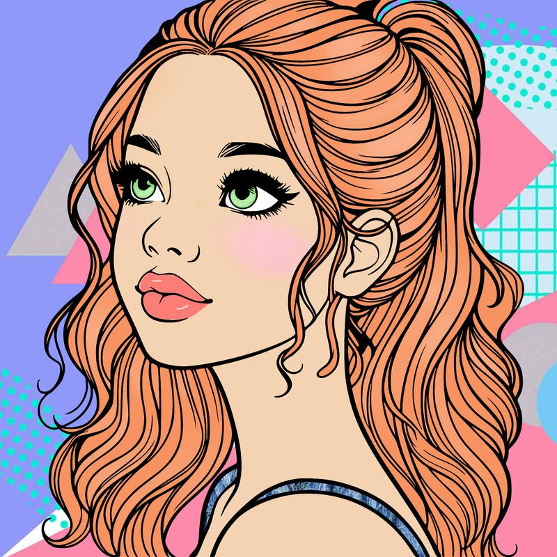 beautiful realistic girl
