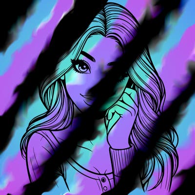 realistic beautiful girl