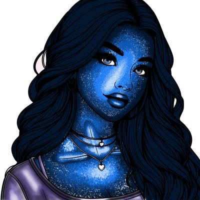 detailed realistic girl