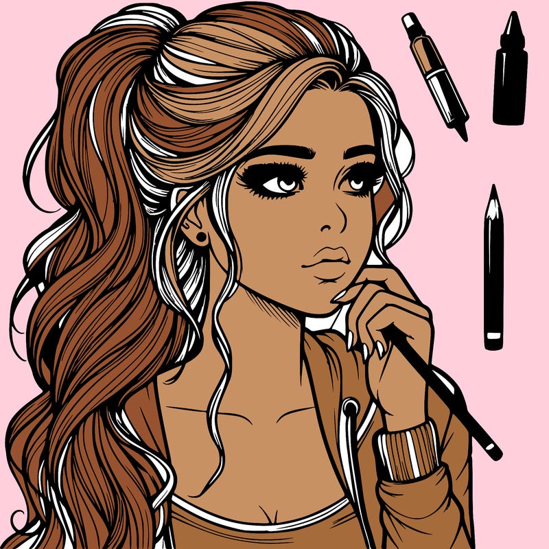 realistic teenage pretty