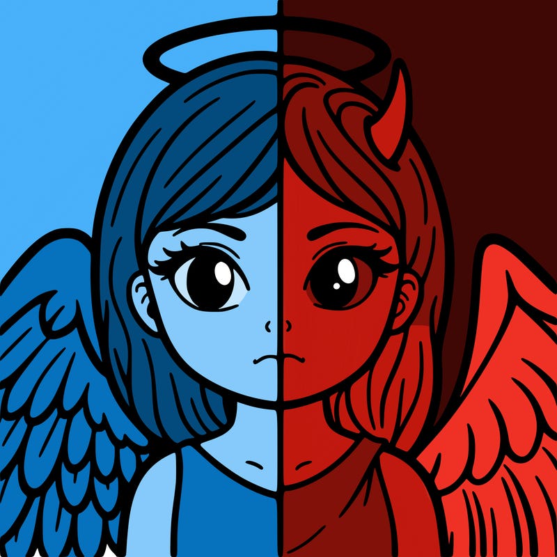 half angel half devil
