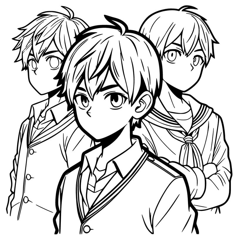 a boy manga character