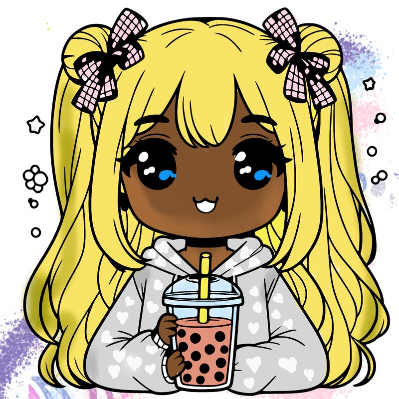 girl with boba