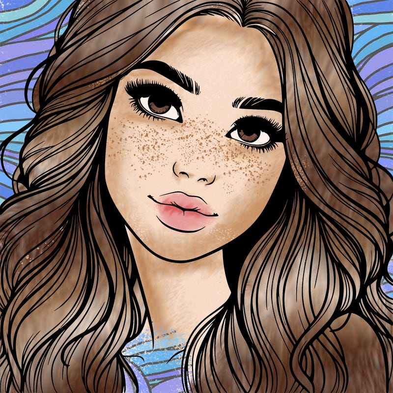 beautiful realistic girl