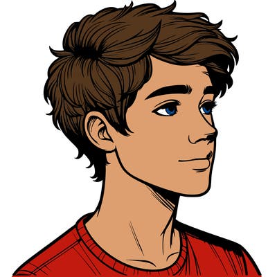 realistic teenage boy