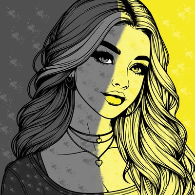 detailed realistic girl