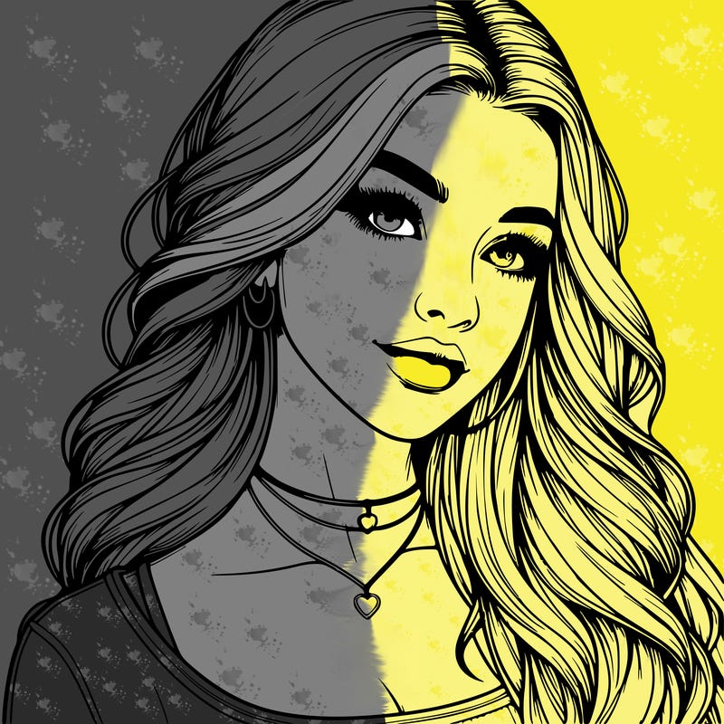 detailed realistic girl