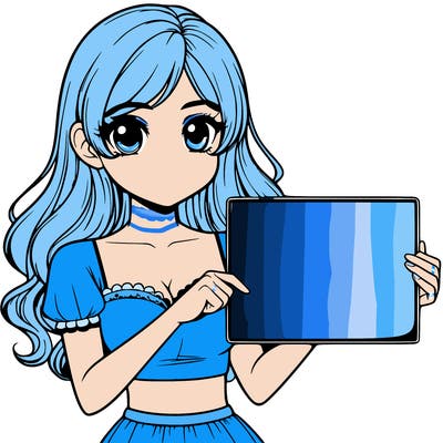 realistic pretty girl holding blank sign