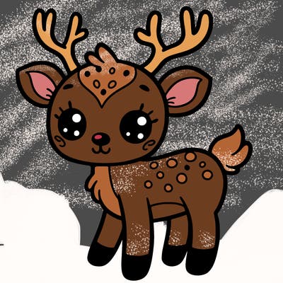 cute reindeer