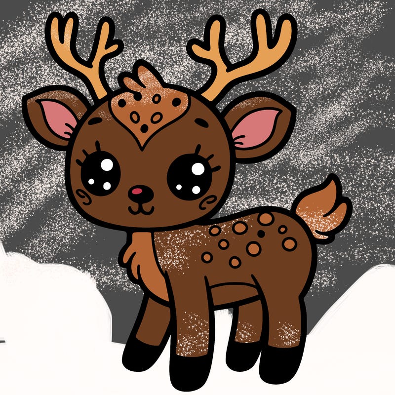 cute reindeer