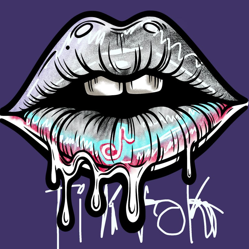 lips that look realistic and drip