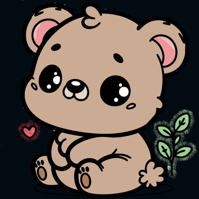 cute little baby bear