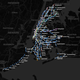 NYC live subway map