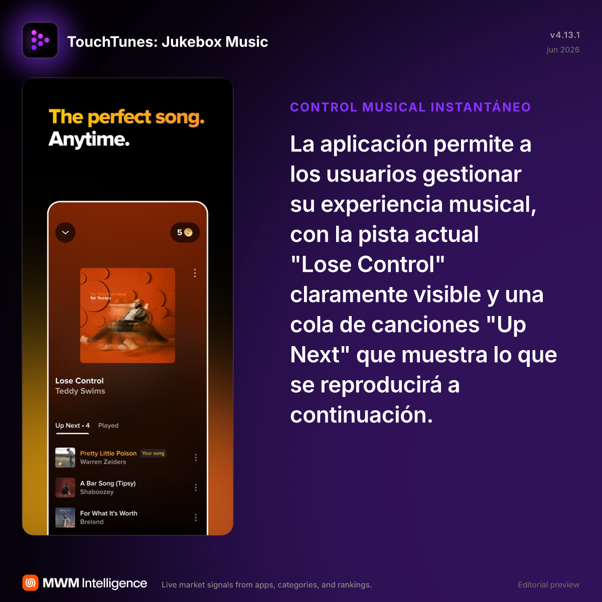 TouchTunes: Jukebox Music - App de Música | MWM