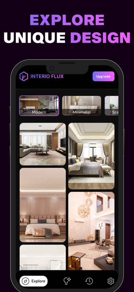 Interio Flux - AI Home Design - Graphics & Design App | MWM