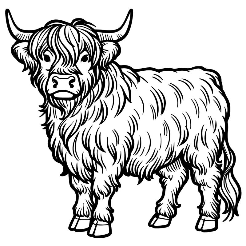 highlander cow