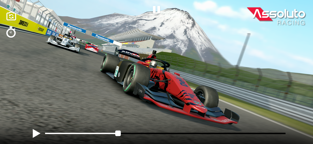 Assoluto Racing - Voitures de course de type formule à roues découvertes en compétition sur un circuit panoramique dans Assoluto Racing