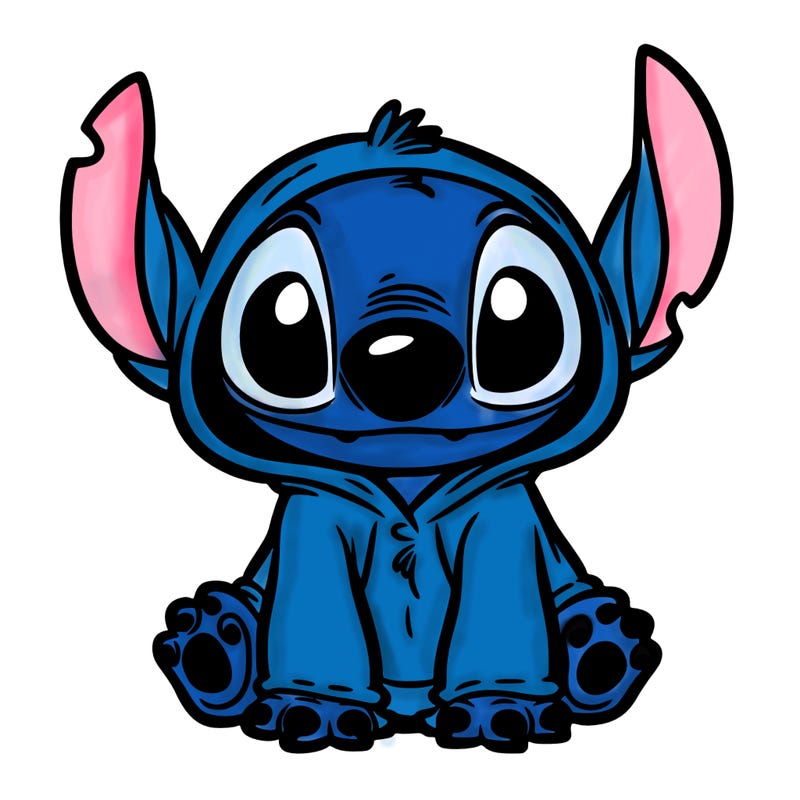 stitch in a dog costume