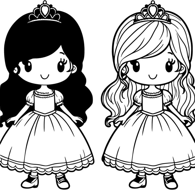 girl with princess dress