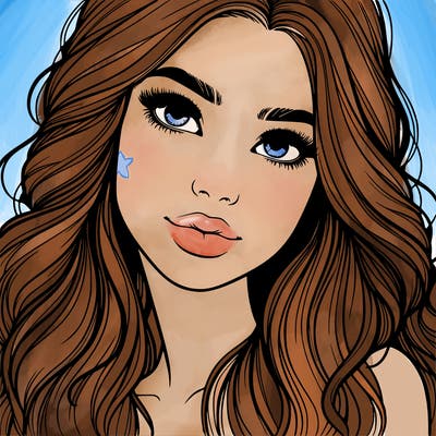 beautiful realistic girl