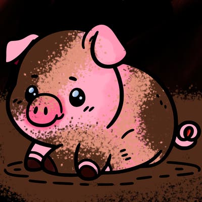 cute pig