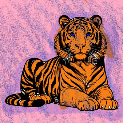 realistic tiger