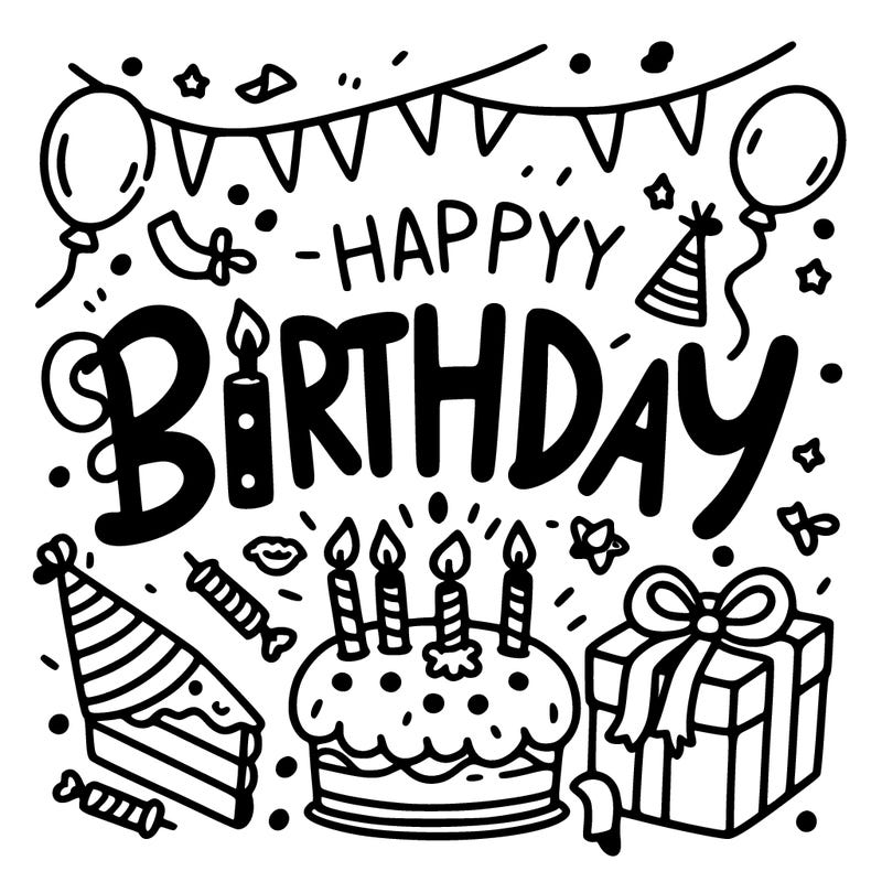 birthday written