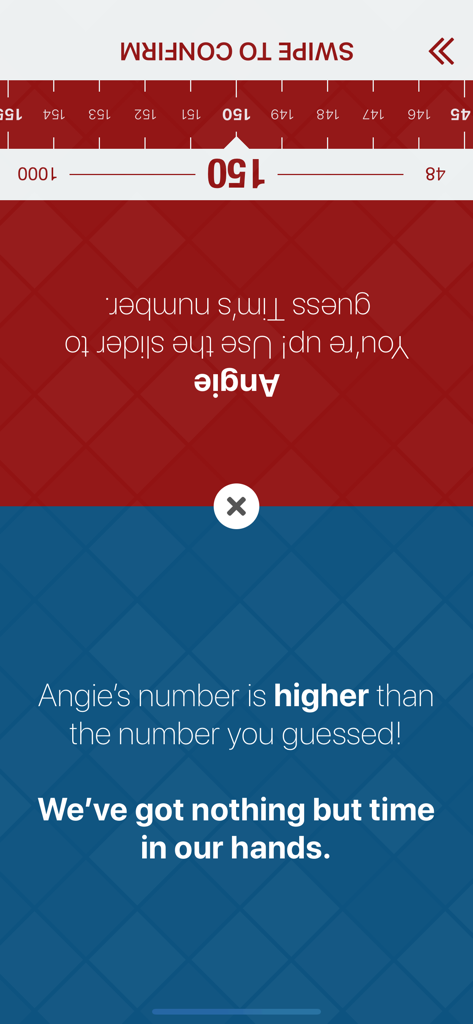 The Number Guessing Challenge - VERSUS 숫자 맞히기 모바일 게임의 분할 화면 멀티플레이어 모드