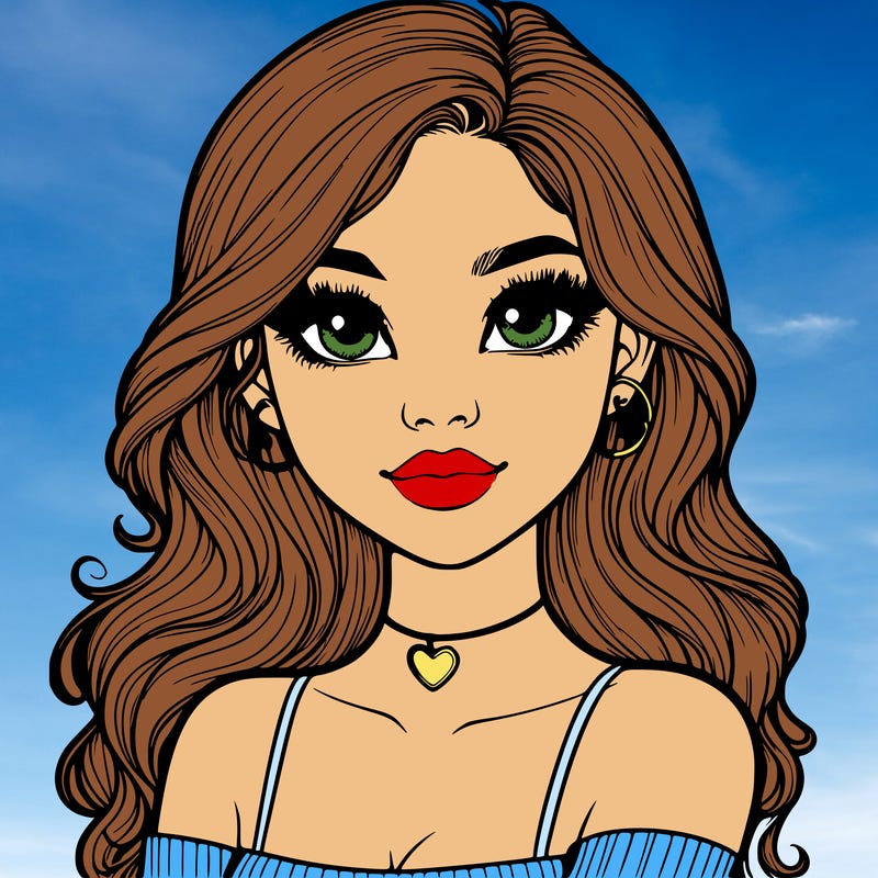 realistic pretty girl