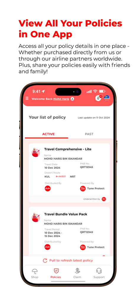 Tune Protect - Finance App | MWM