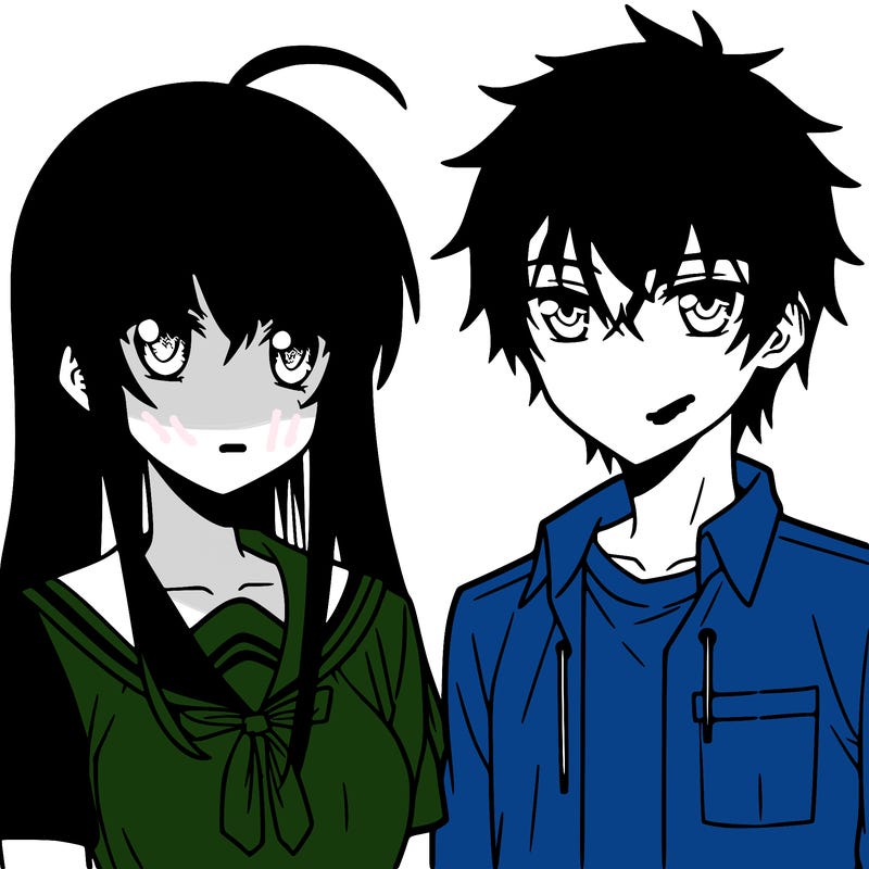 anime girl and boy