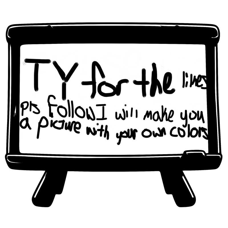 blank board