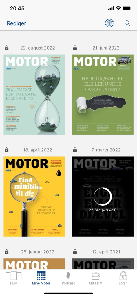 FDM - Motor - Digital archive of Motor magazine issues in the FDM Motor app.