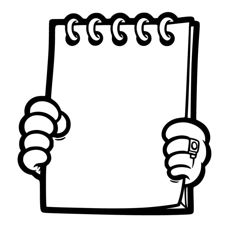 a blank piece of paper