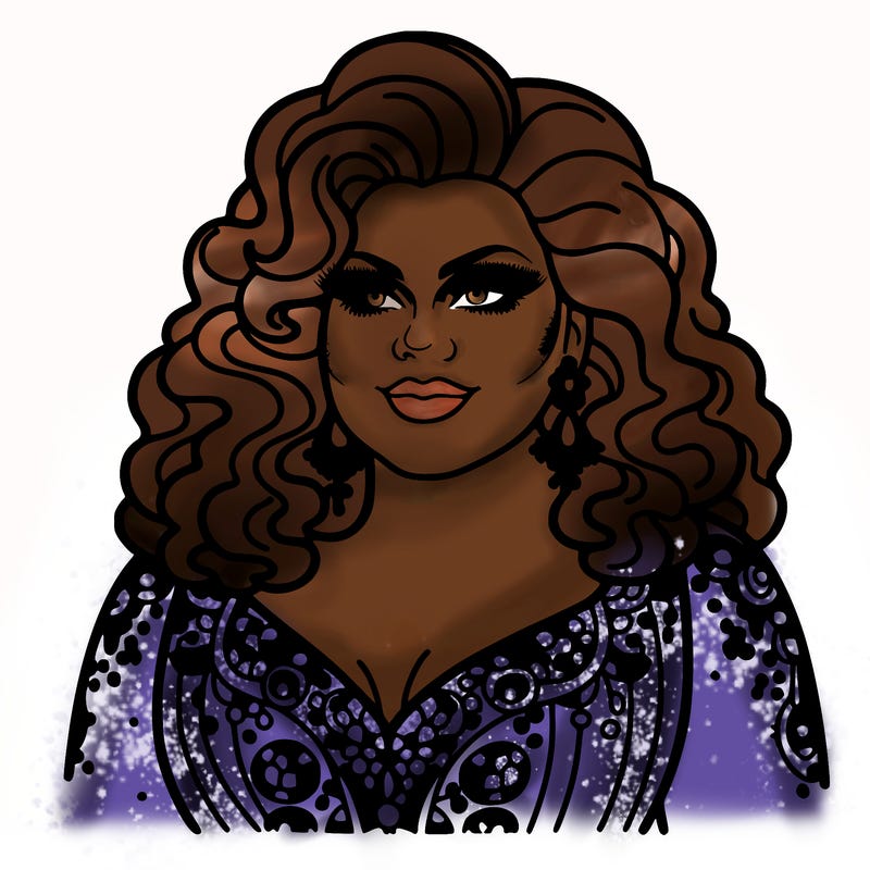 realistic plus size drag queen