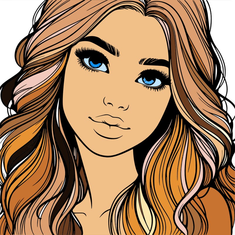 beautiful realistic girl