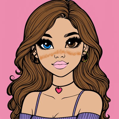 realistic pretty girl