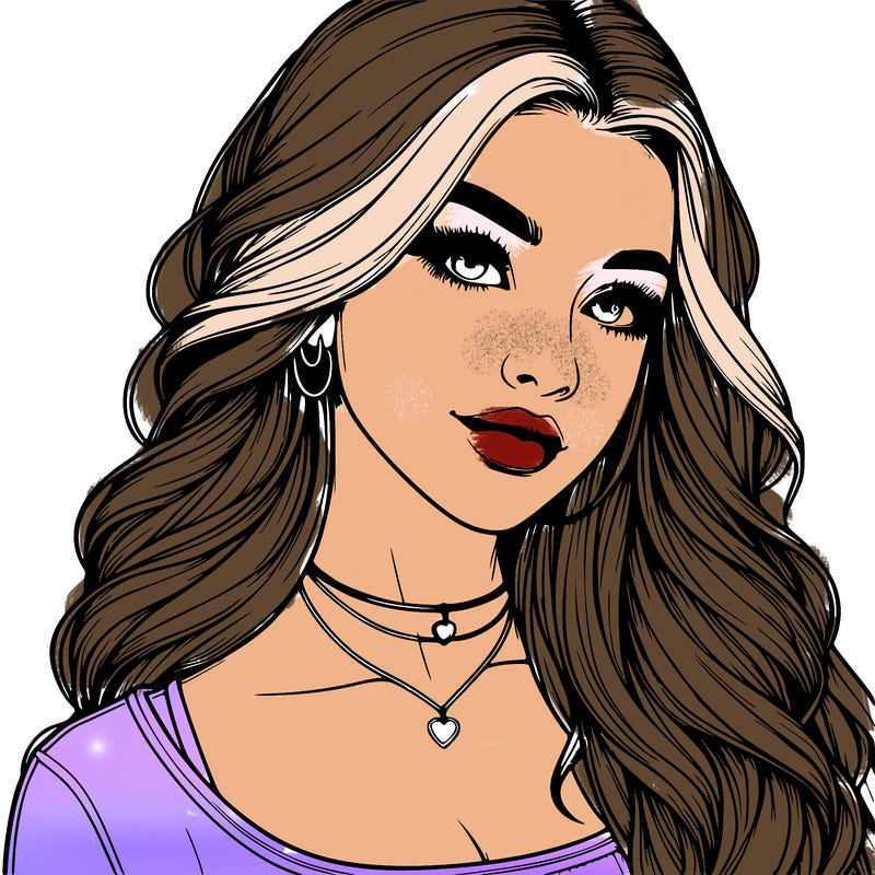 detailed realistic girl