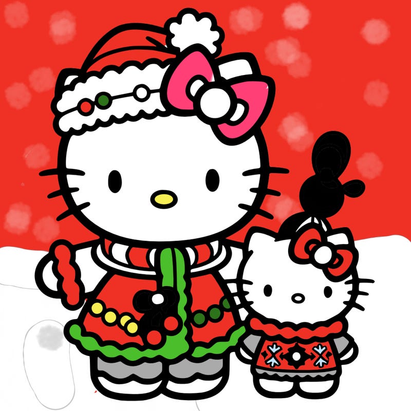 christmas hello kitty