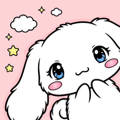 anime cinnamoroll cute fluffy