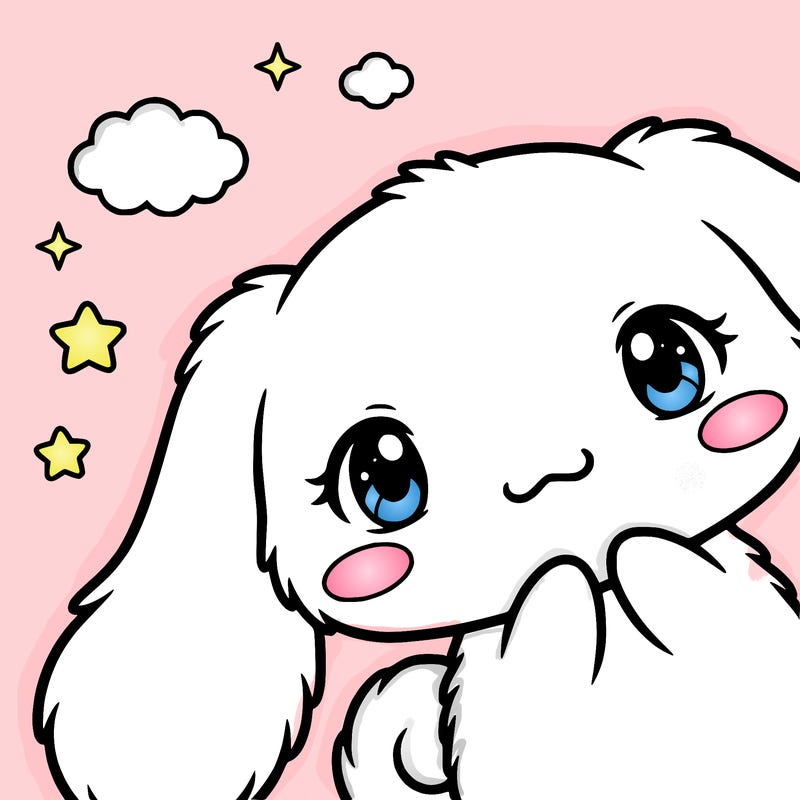 anime cinnamoroll cute fluffy