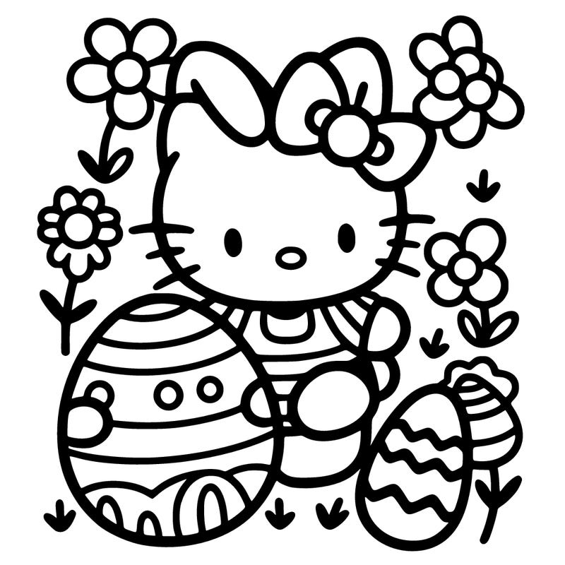 hello kitty easter