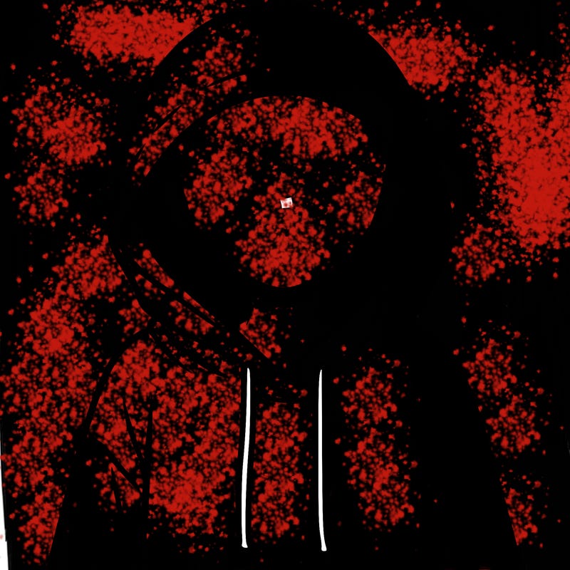 faceless girl in hoodie