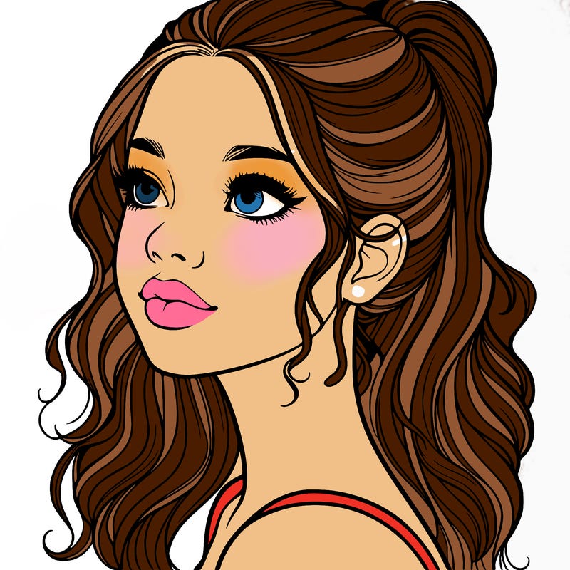 beautiful realistic girl