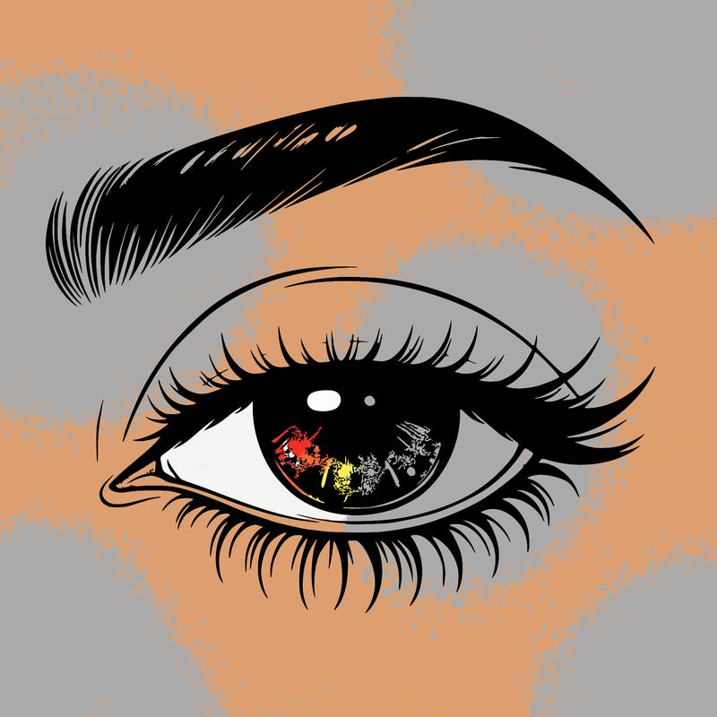 eye closed realistic